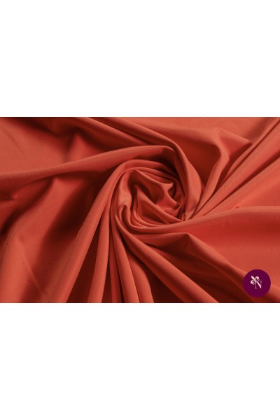 Jersey elastic roșu-orange