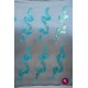 Broderie cu paiete turquoise