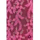 Dantelă roz fucsia accesorizată manual