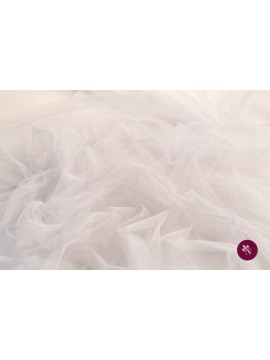 Tulle moale alb