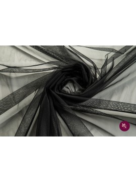 Tulle negru moale