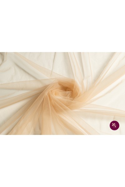 Tulle moale elastic nude