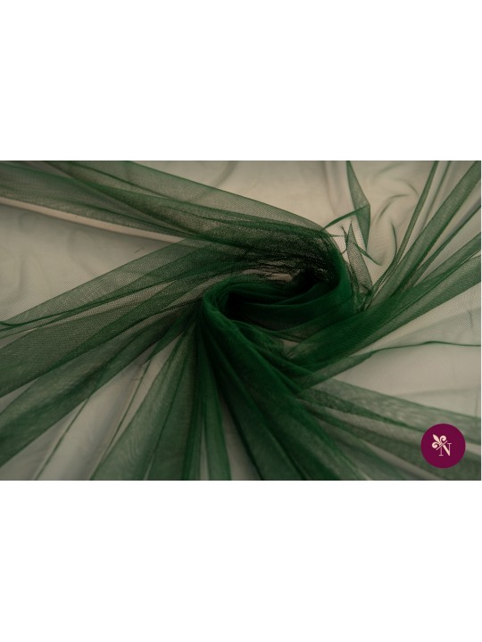 Tulle moale verde imperial
