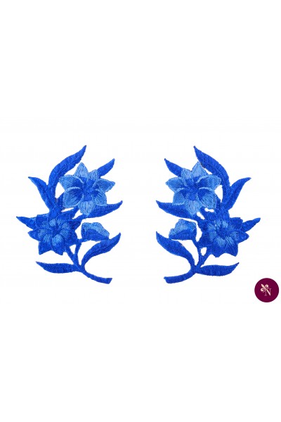 Flori bleumarin termoadezive