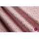 Stofă flanel roz pal cu buline