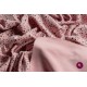 Stofă flanel roz pal cu buline